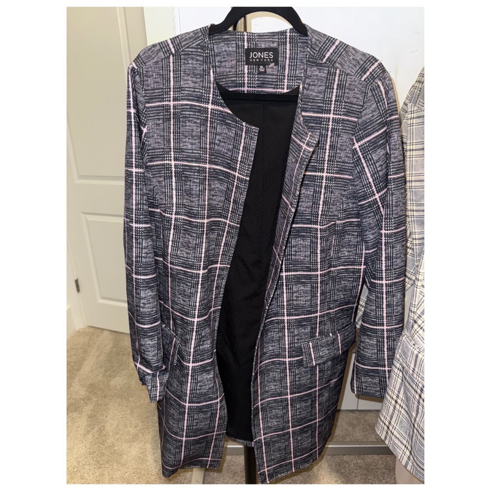 Jones New York Grey & Pink Jacket